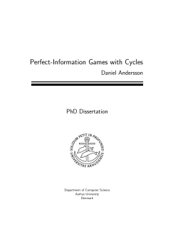 Perfect-Information Games with Cycles