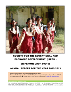 SEED - Annual report 2012-2013