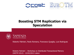 Diapositiva 1 - Distributed Systems Group
