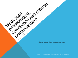 TESOL International Conference