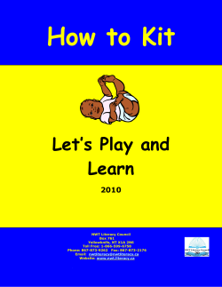 Let`s Play and Learn - NWT Literacy Council