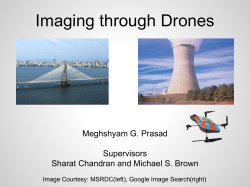 Mosaicing Scenes with a Quadcopter