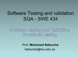 Functional Testing