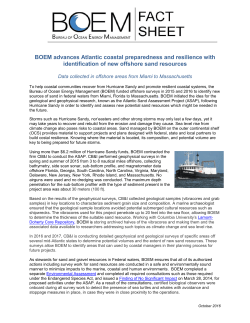 New BOEM data on Atlantic offshore sand resources advances