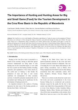 The Importance of Hunting and Hunting Areas for Big and Small