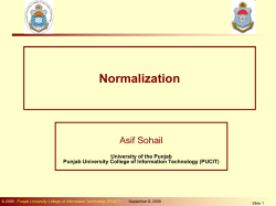 Normal Forms