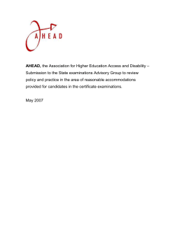 AHEAd welcomes the finding of the Equality Aurhority in its