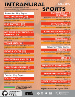 ntramural sports