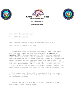 2016-2017 Grenada Charger Physical Fitness Challenge LOI