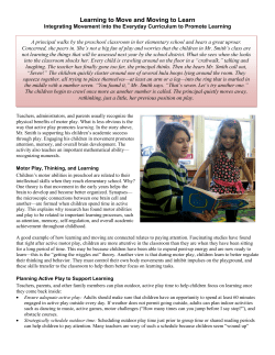 Learning to Move and Moving to Learn