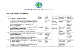 Key Area: Leadership and Management
