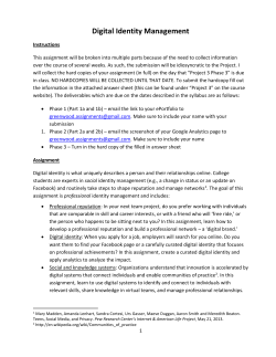 Project 3 Assignment