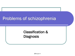 Causes of schizophrenia - School