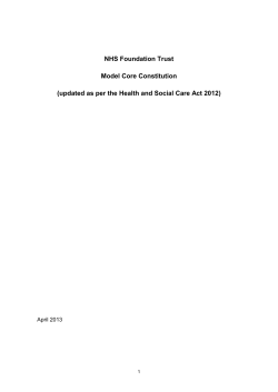Model core constitution