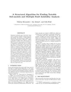 A Structural Algorithm for Finding Testable Sub