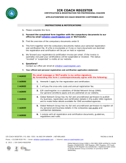 introductie - ICR coach register