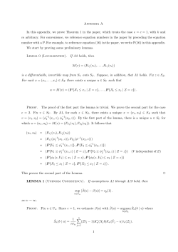 Appendix A In this appendix, we prove Theorem 1