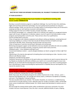 New Onsite Training Courses - Sun Infrared Technologies, Inc.
