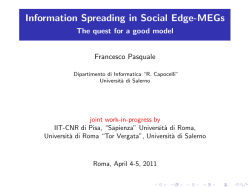 Information Spreading in Social Edge-MEGs