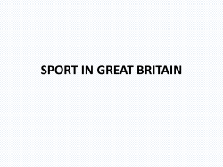 SPORT IN GREAT BRITAIN