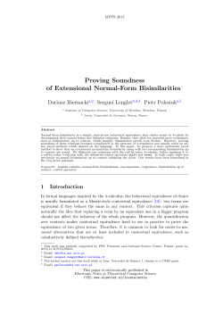 Proving Soundness of Extensional Normal