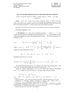 NON&ndash;STANDARD ORTHOGONALITY FOR MEIXNER