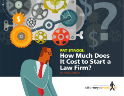 How Much Does It Cost to Start a Law Firm