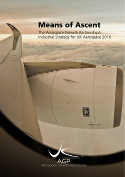 Means of Ascent - Aerospace Growth Partnership