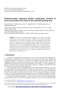 Particle-number projected electric quadrupole moment of even