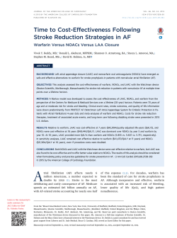Time to Cost-Effectiveness Following Stroke Reduction Strategies in