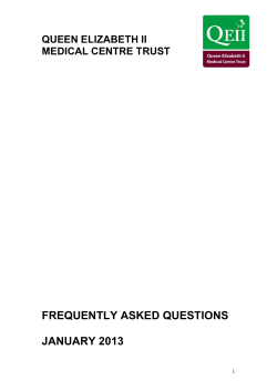 Parking at QEII MC - Queen Elizabeth II Medical Centre