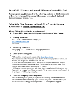 Please follow this outline for your Proposal Project Title: Solar