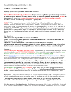 CH 30 Part 1 Notes