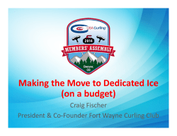 Making the Move to Dedicated Ice (on a budget)