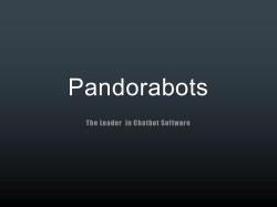 Pandorabots