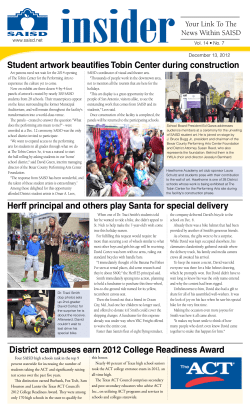 Herff principal and others play Santa for special delivery District
