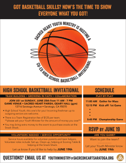 Schedule RSVP by June 19 HIGH SCHOOL BASKETBALL