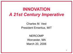 Innovation&hellip;.