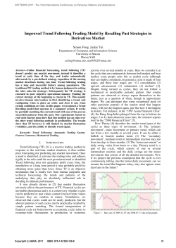 Improved Trend Following Trading Model by Recalling Past