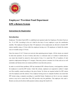 1 Employees` Provident Fund Department EPF e