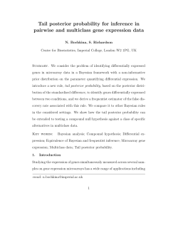 Tail posterior probability for inference in pairwise and multiclass