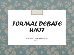 Debate PPT 2