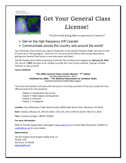 Get Your General Class License!