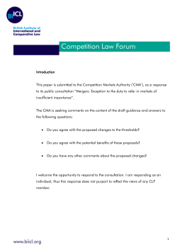 Introduction Introduction This paper is submitted to the Competition