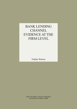 Bank lending channel evidence at the firm level