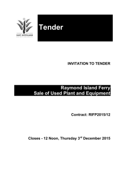 equipment details - East Gippsland Shire Council