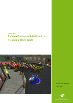 Defining Environment Art Style in a Procedural Game World