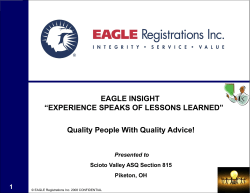 Eagle Insight Presentation