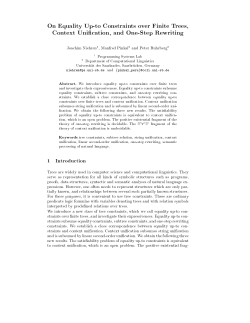 On Equality Up-to Constraints over Finite Trees