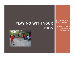 Playing With Your Kids